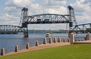 The Historic Lift Bridge in Stillwater, MN. Experience it from the St. Croix River by taking an excursion on the Stillwater River Boats.
